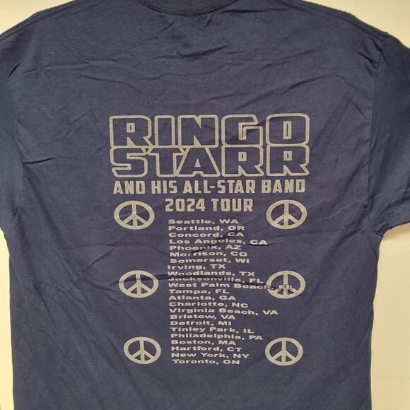 Ringo Starr and His All star Band 2024 Tour Shirt X-Large - Picture 2 of 2